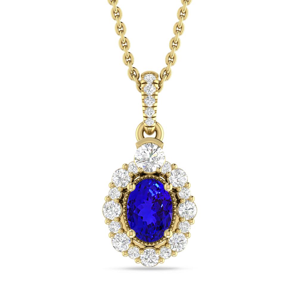 Yellow Gold - Tanzanite