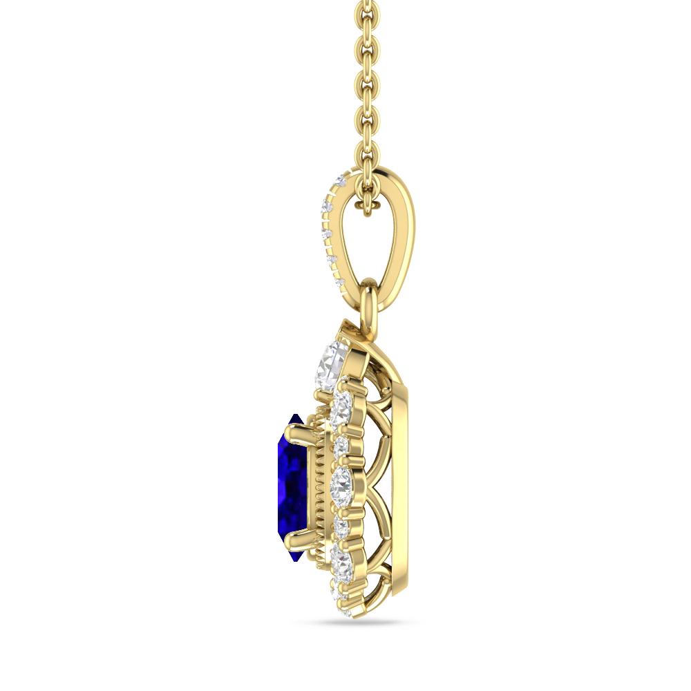 Yellow Gold - Tanzanite