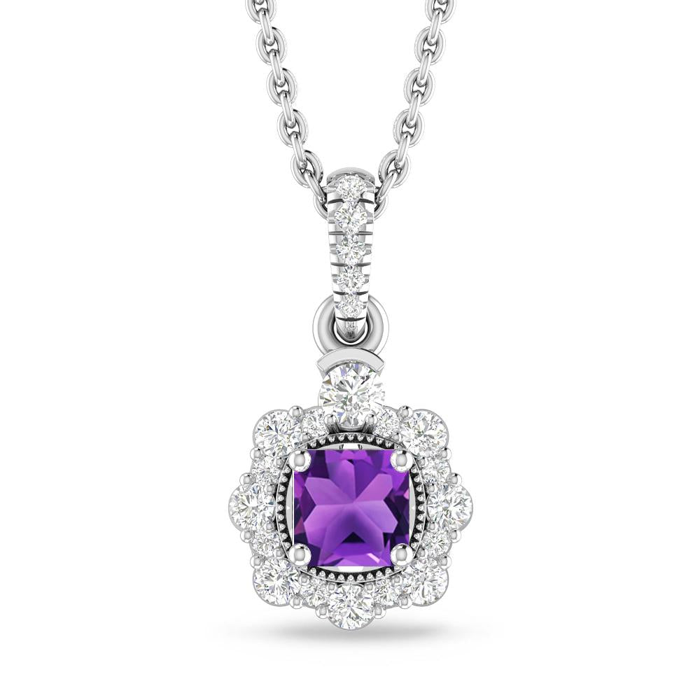 White Gold - Amethyst