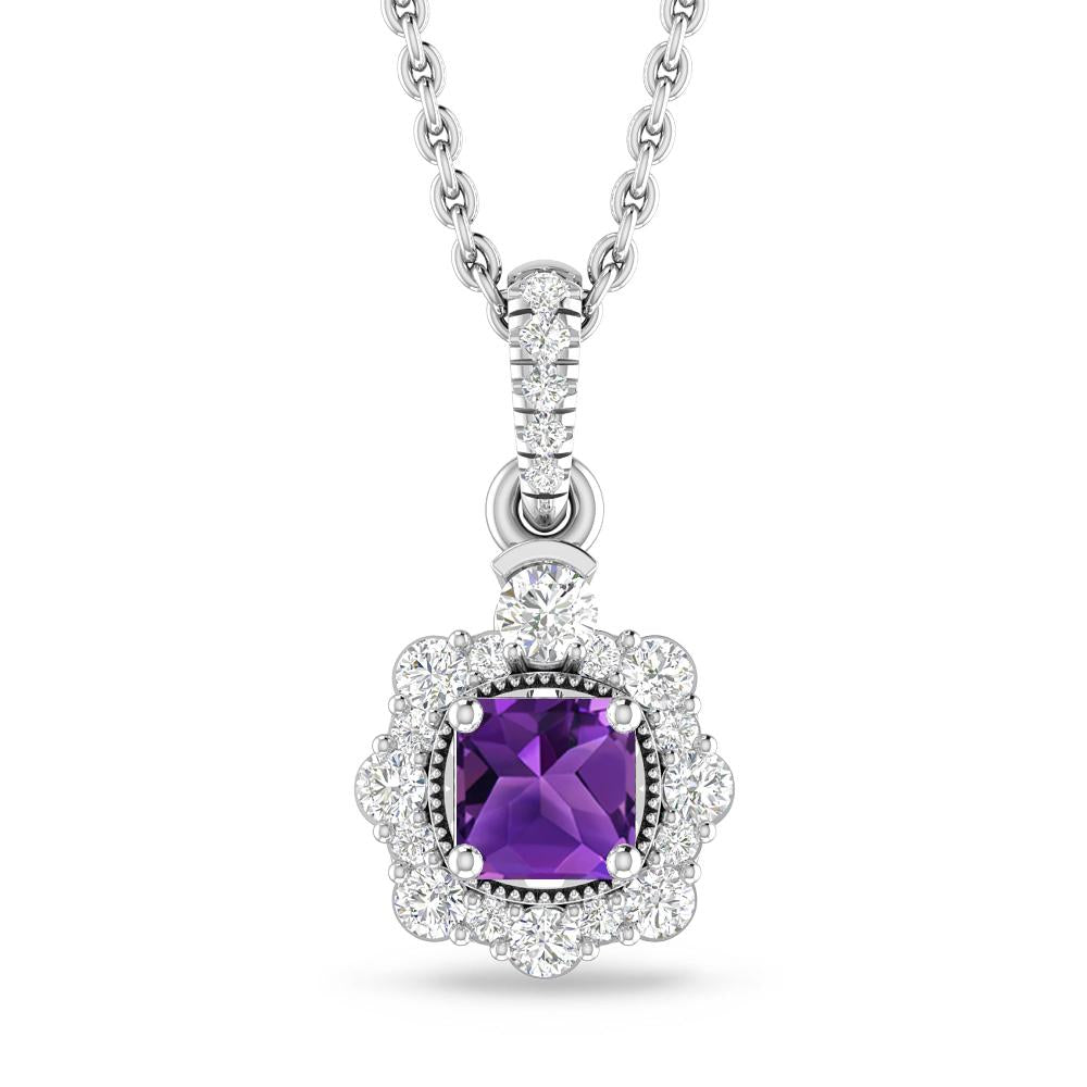 White Gold - Amethyst