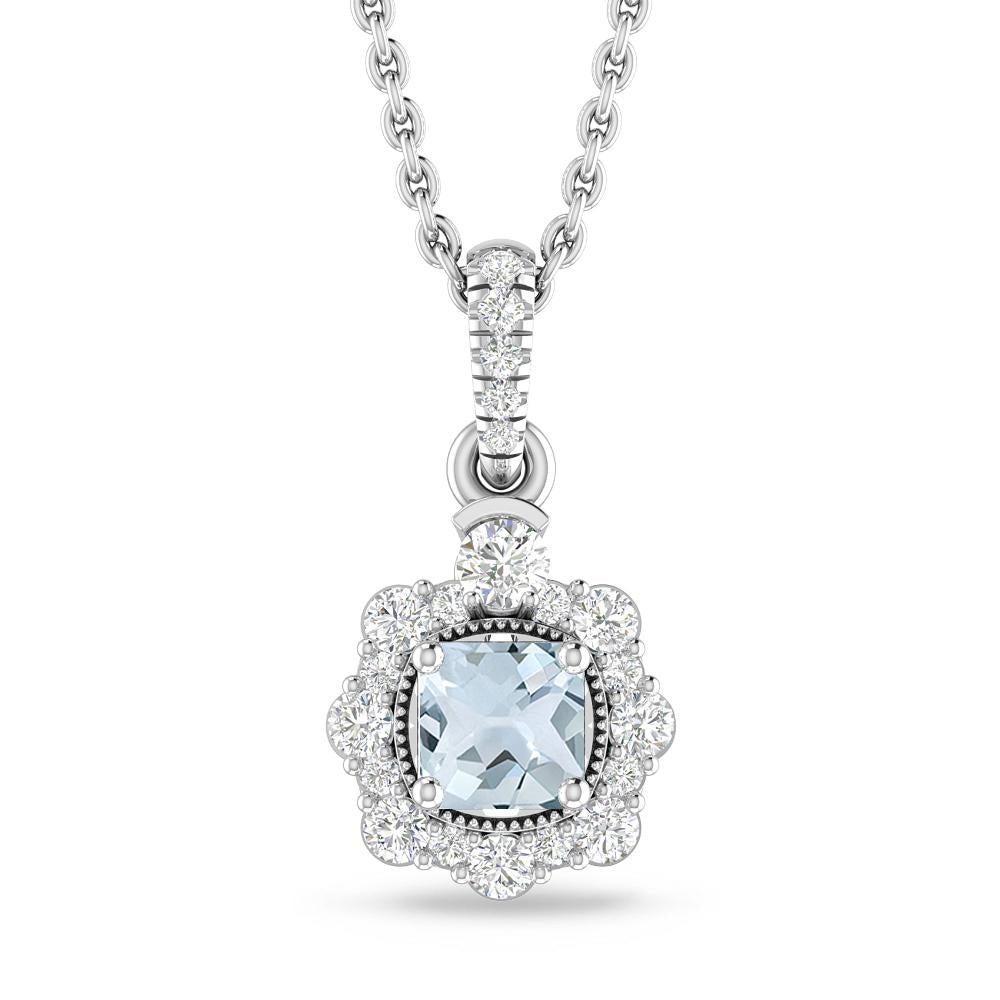 White Gold - Aquamarine