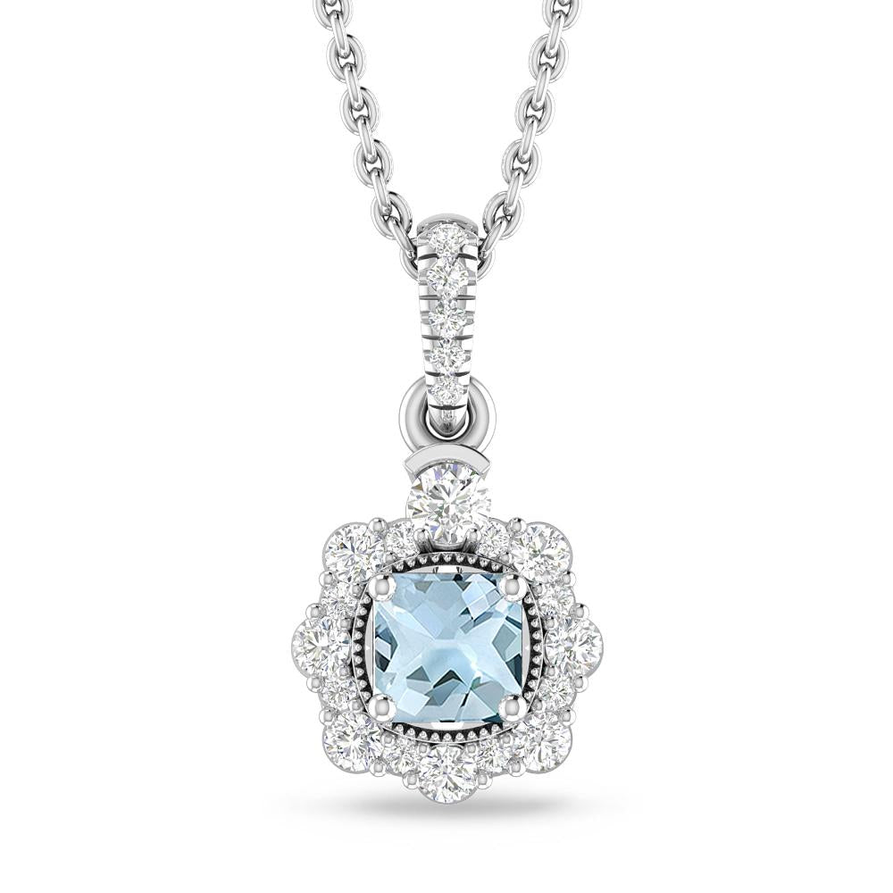 White Gold - Aquamarine