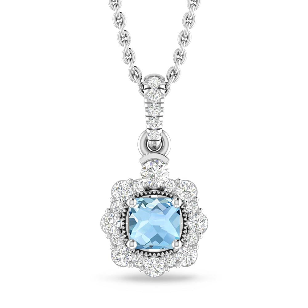 White Gold - Aquamarine