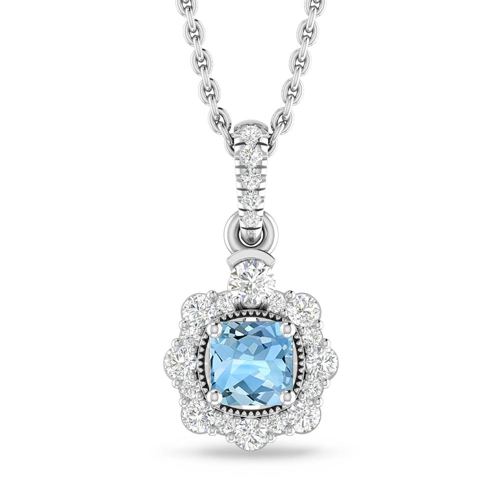 White Gold - Aquamarine