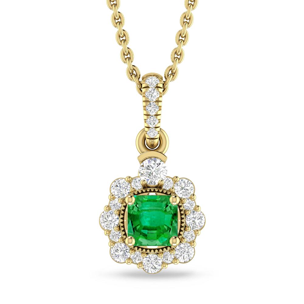 Yellow Gold - Emerald