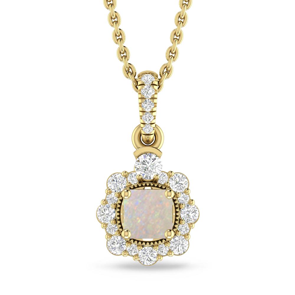 Yellow Gold - Opal