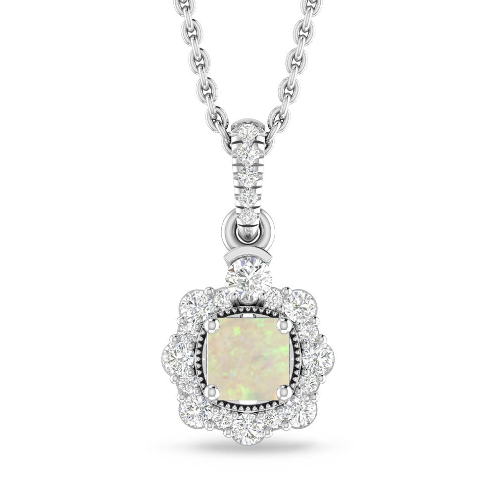 White Gold - Opal