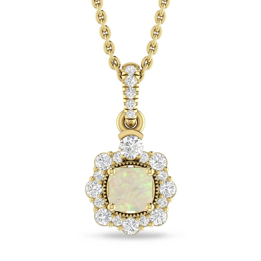 Yellow Gold - Opal