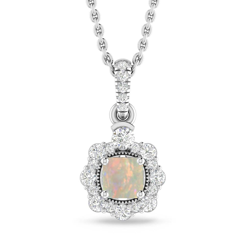 White Gold - Opal