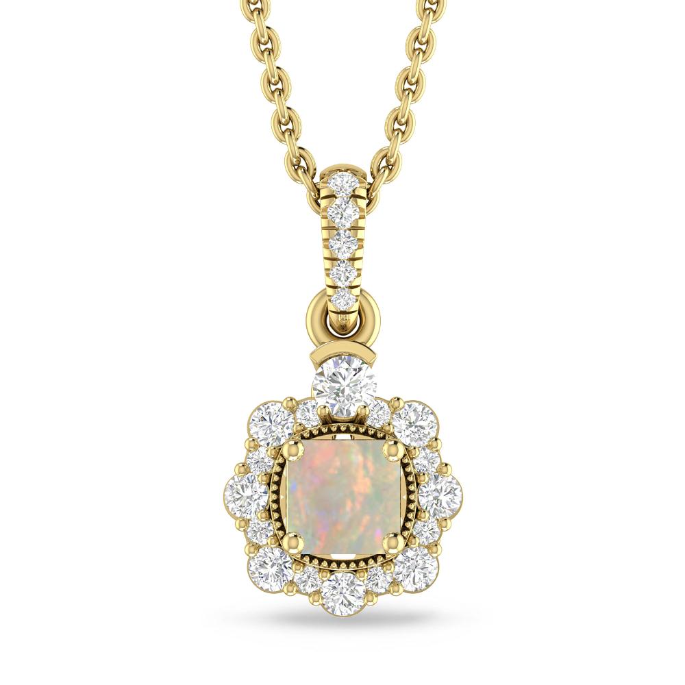 Yellow Gold - Opal