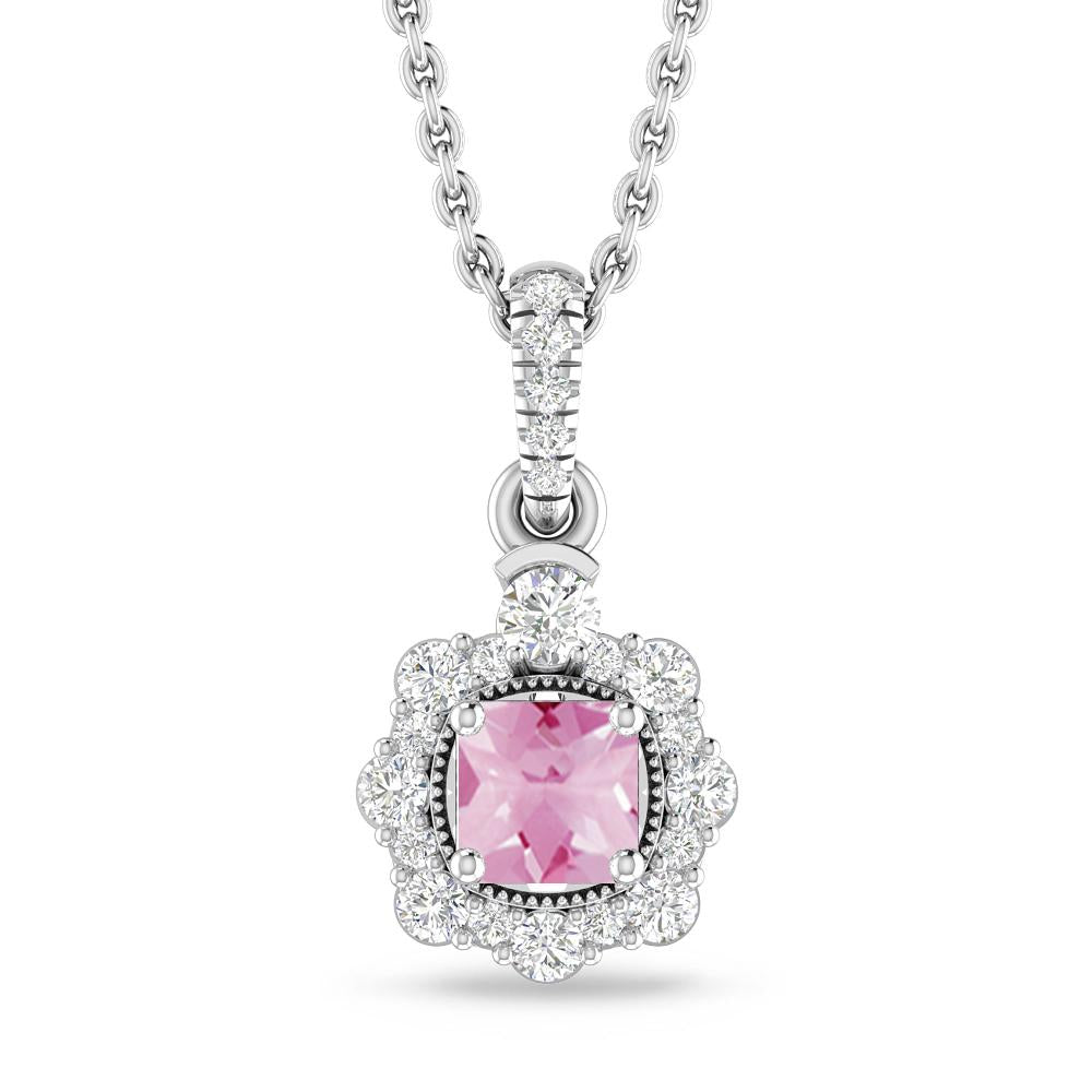 White Gold - Pink Tourmaline