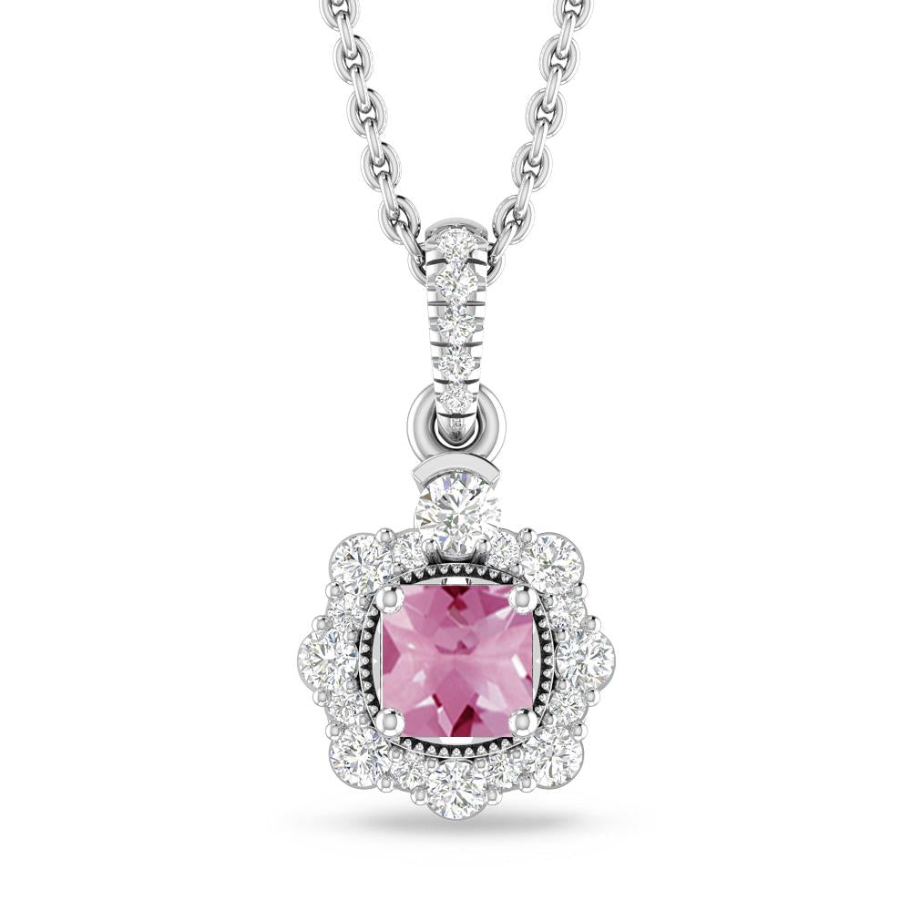 White Gold - Pink Tourmaline