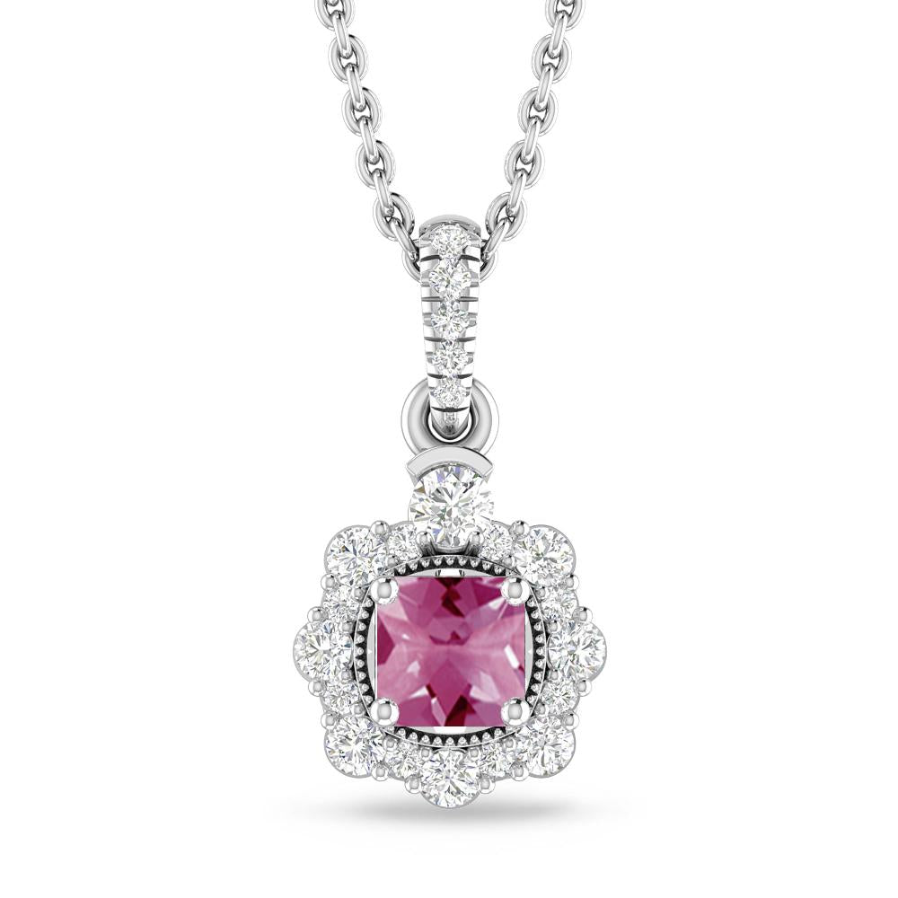 White Gold - Pink Tourmaline