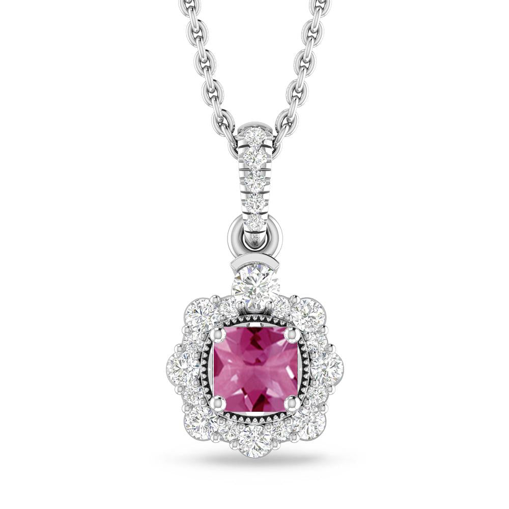 White Gold - Pink Tourmaline