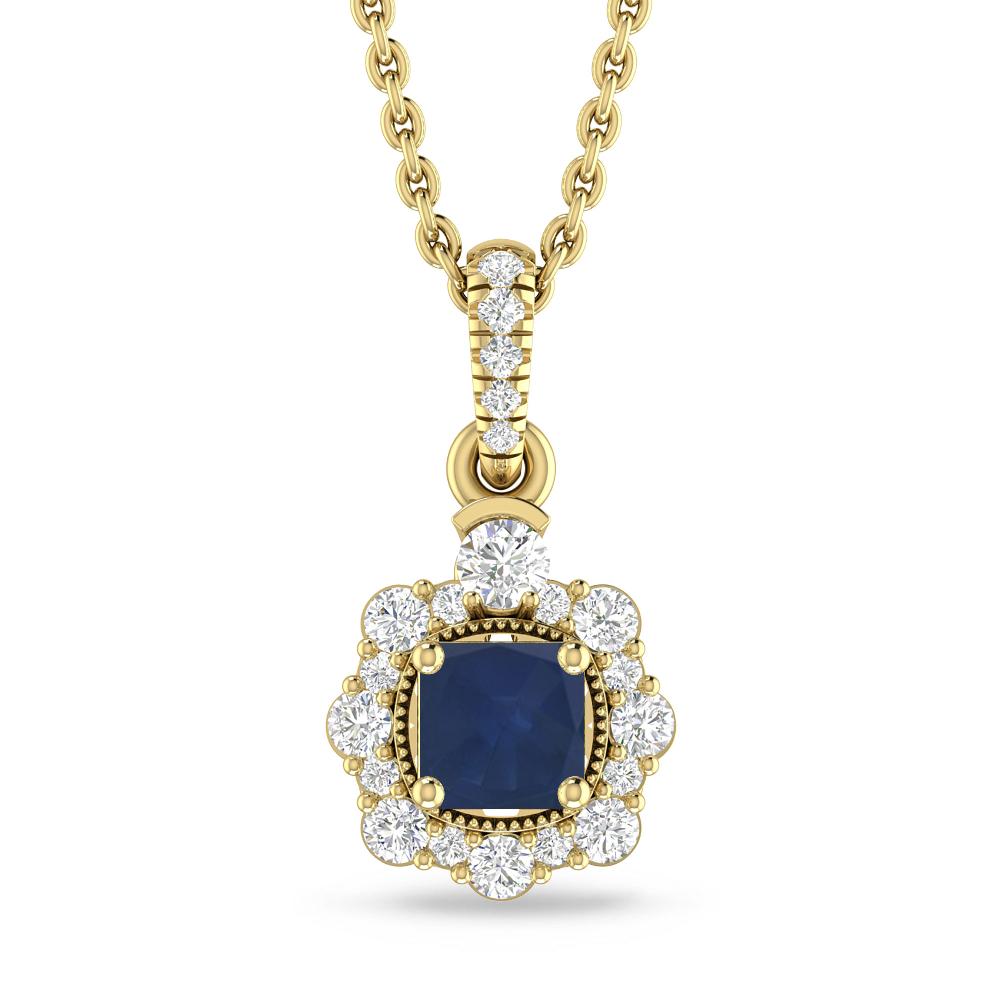 Yellow Gold - Sapphire