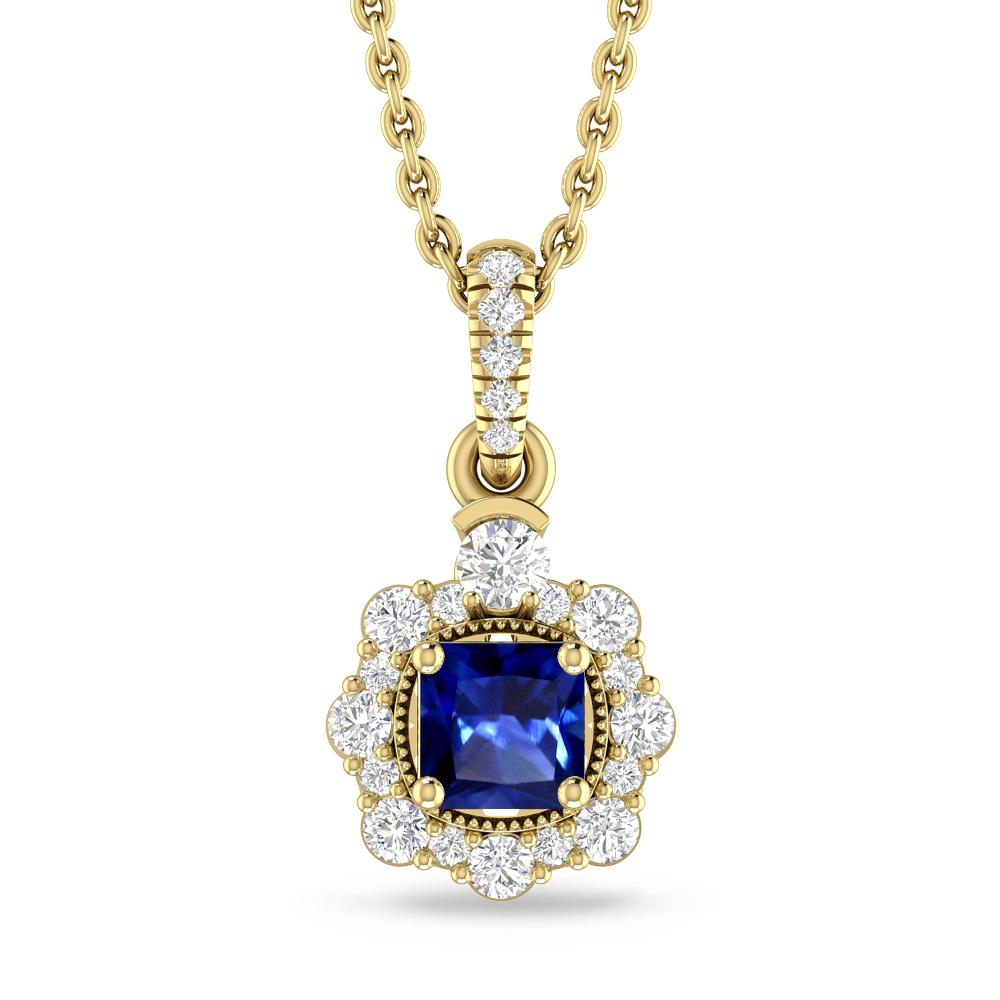 Yellow Gold - Sapphire