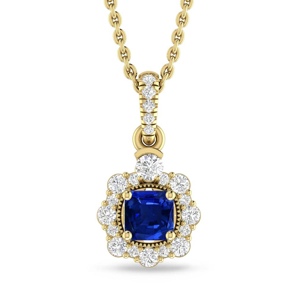 Yellow Gold - Sapphire