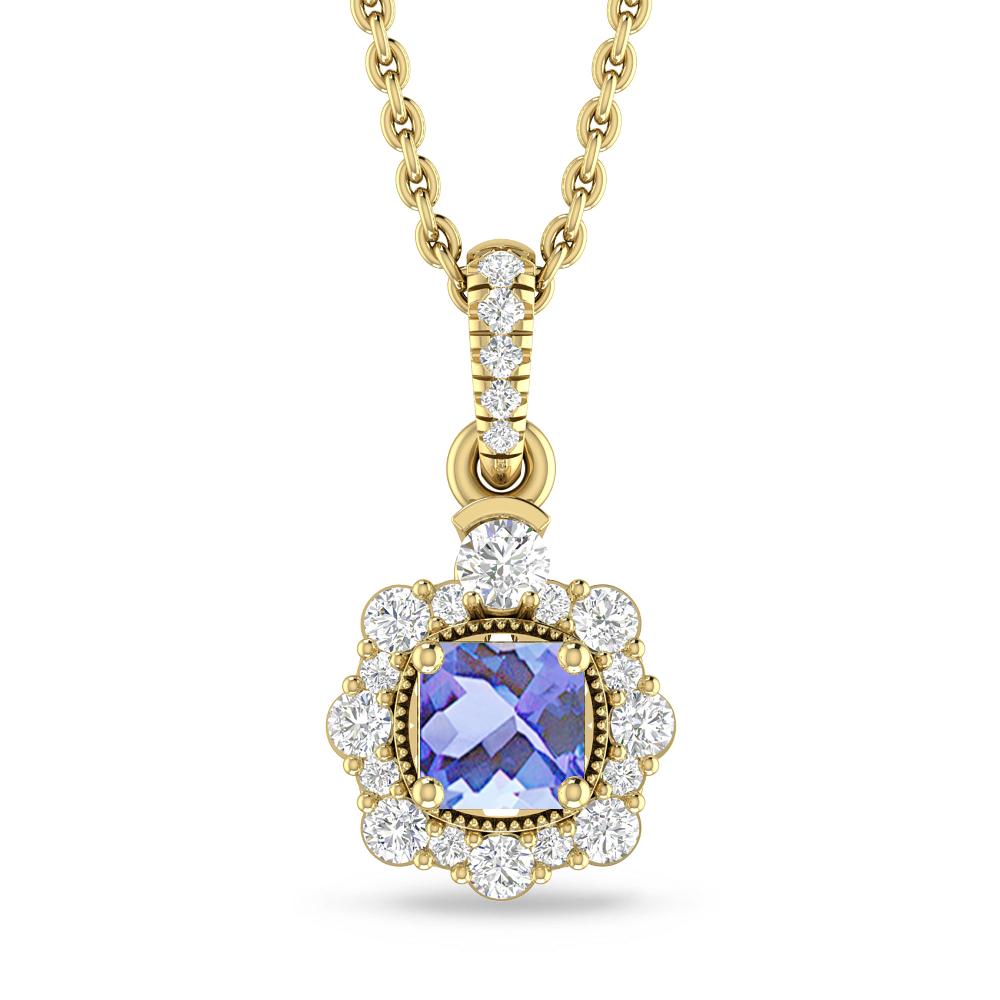 Yellow Gold - Tanzanite