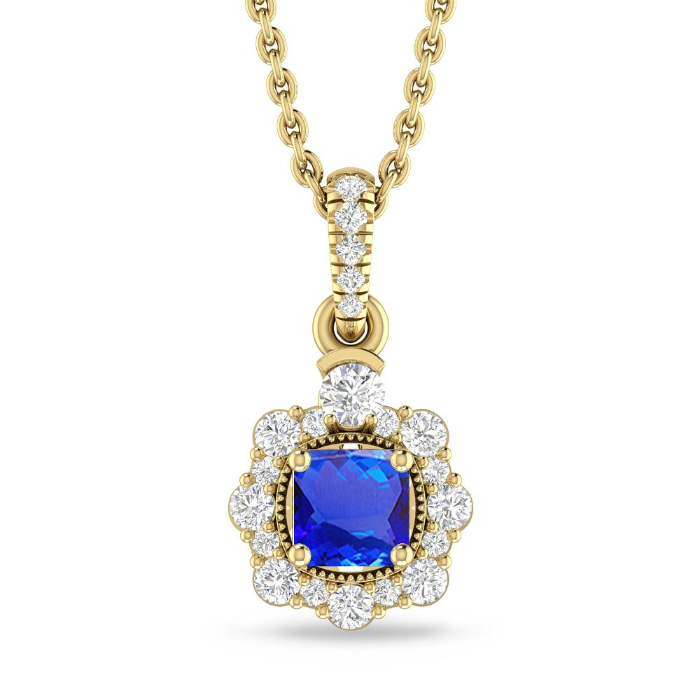 Yellow Gold - Tanzanite