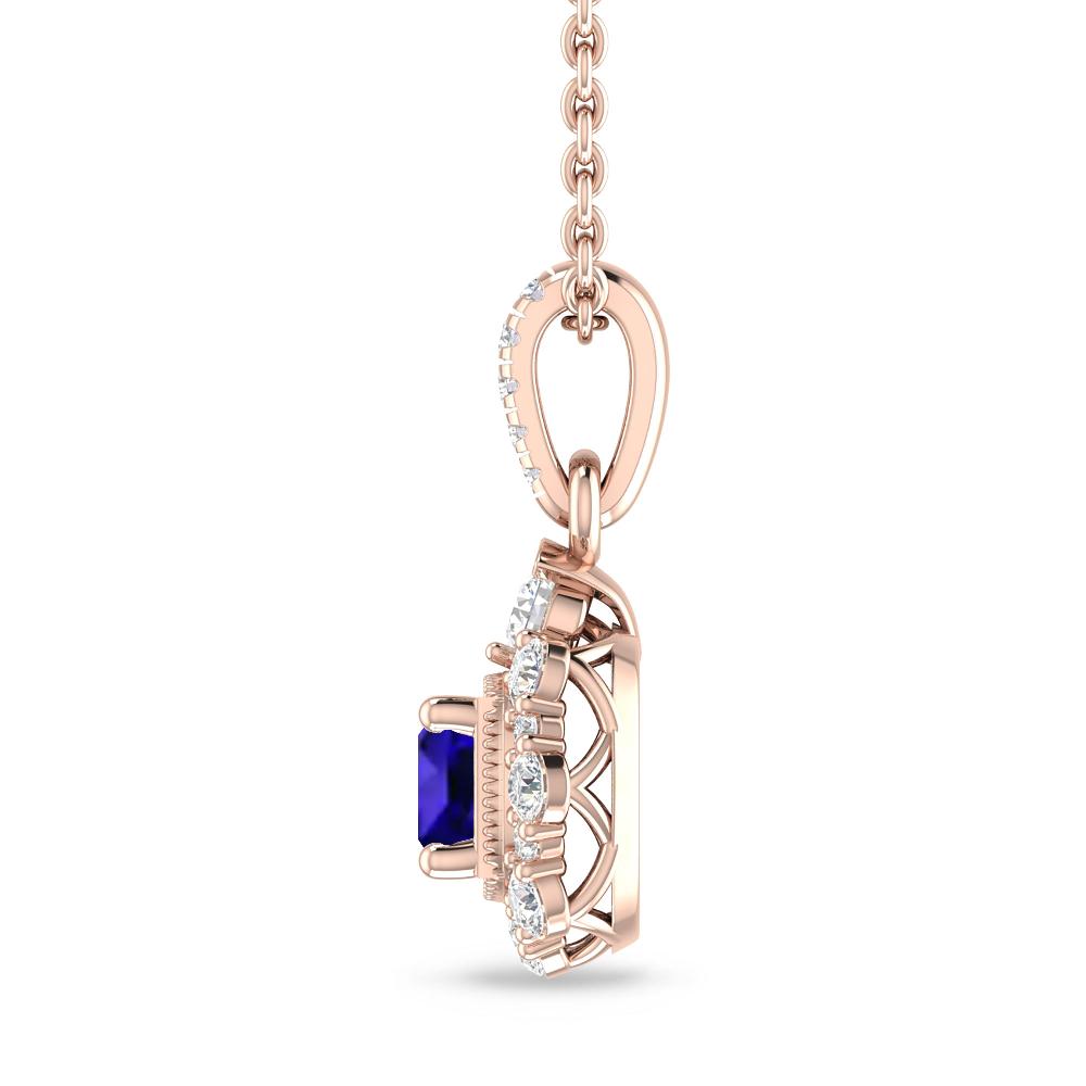 Rose Gold - Tanzanite