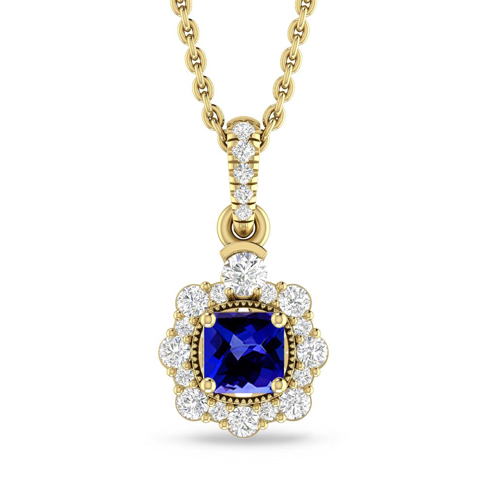 Yellow Gold - Tanzanite