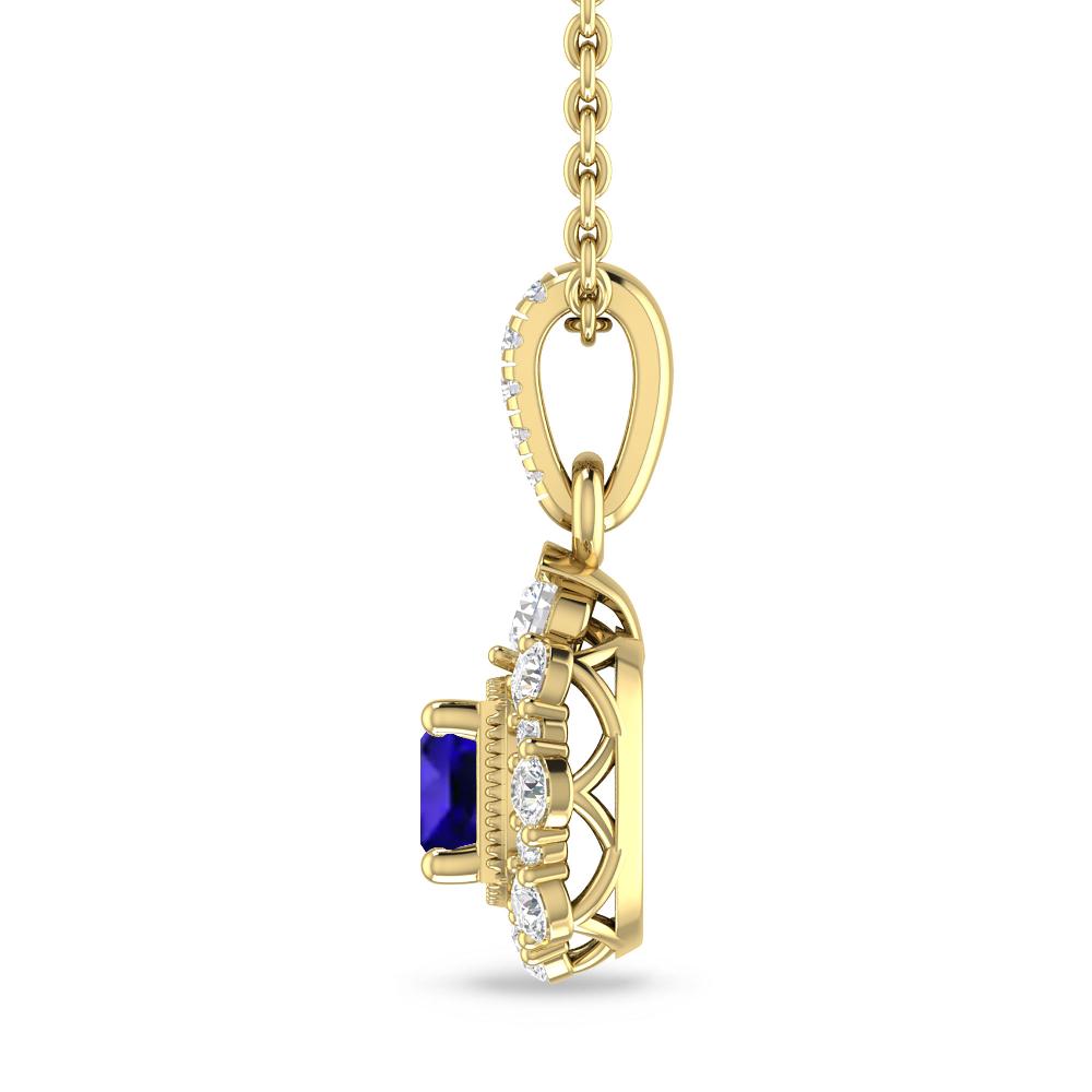 Yellow Gold - Tanzanite