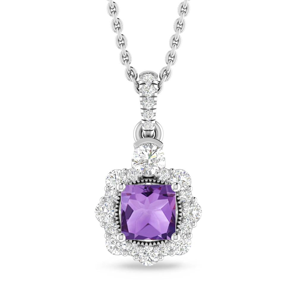 White Gold - Amethyst