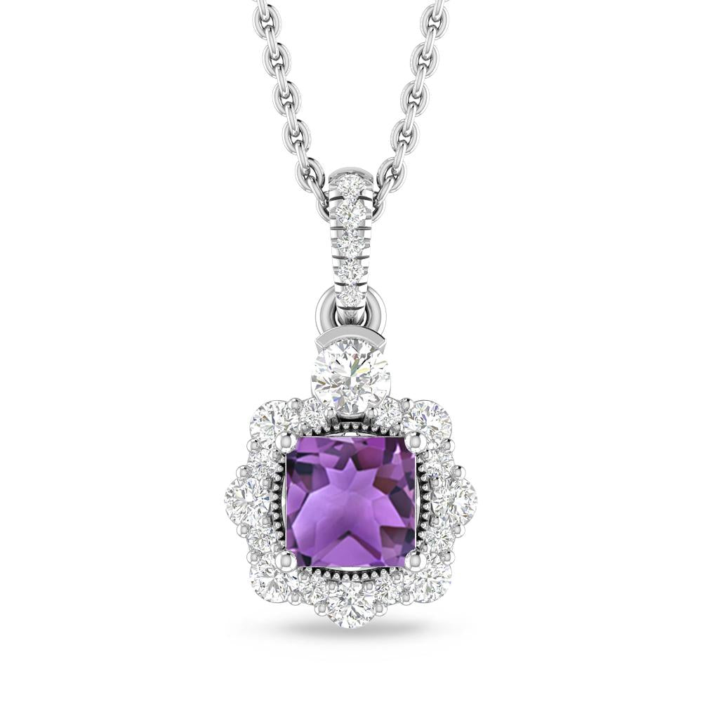 White Gold - Amethyst