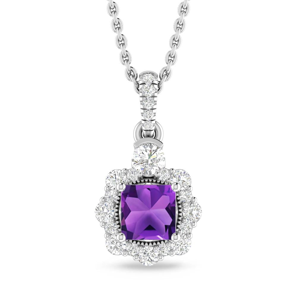 White Gold - Amethyst