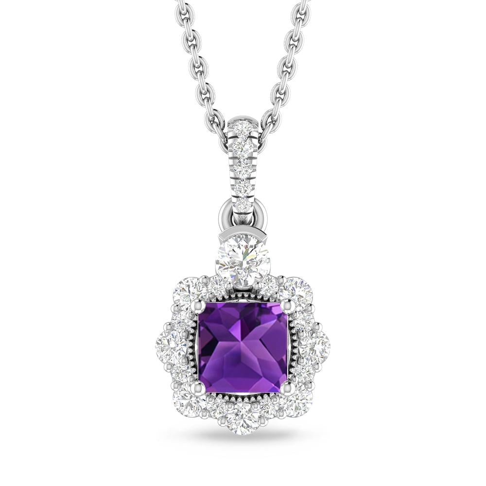 White Gold - Amethyst