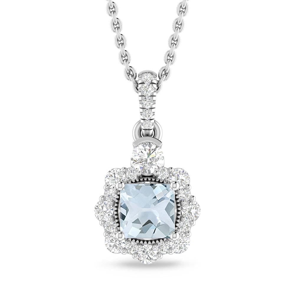 White Gold - Aquamarine