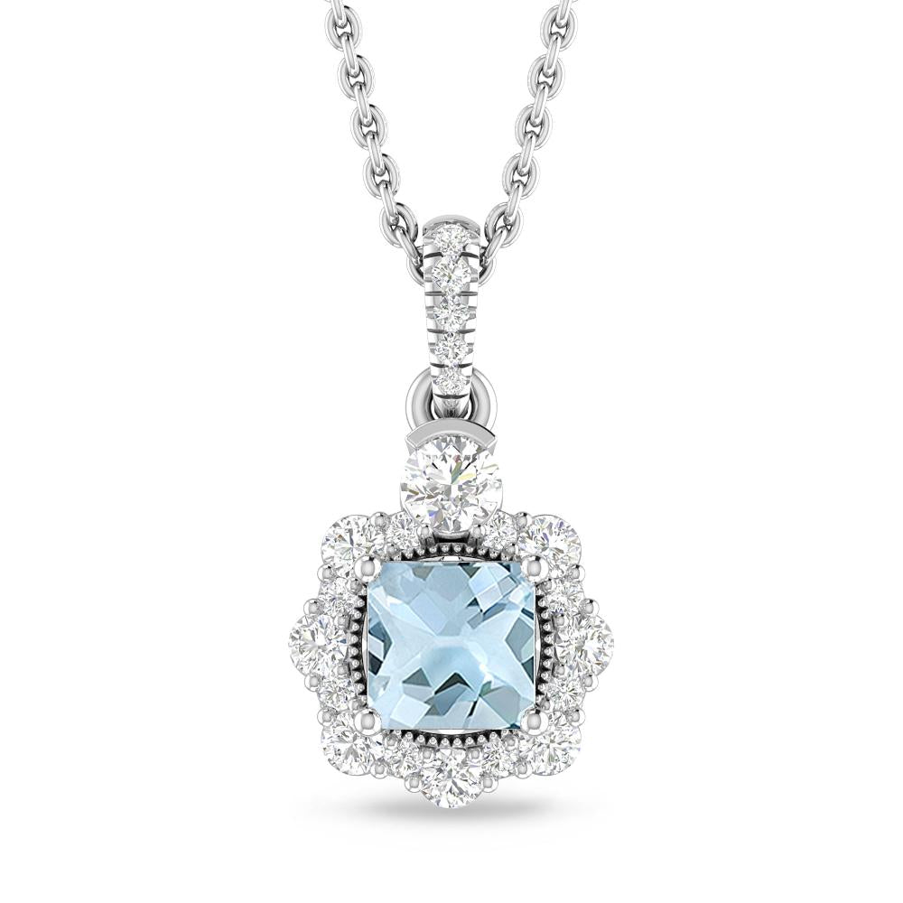 White Gold - Aquamarine