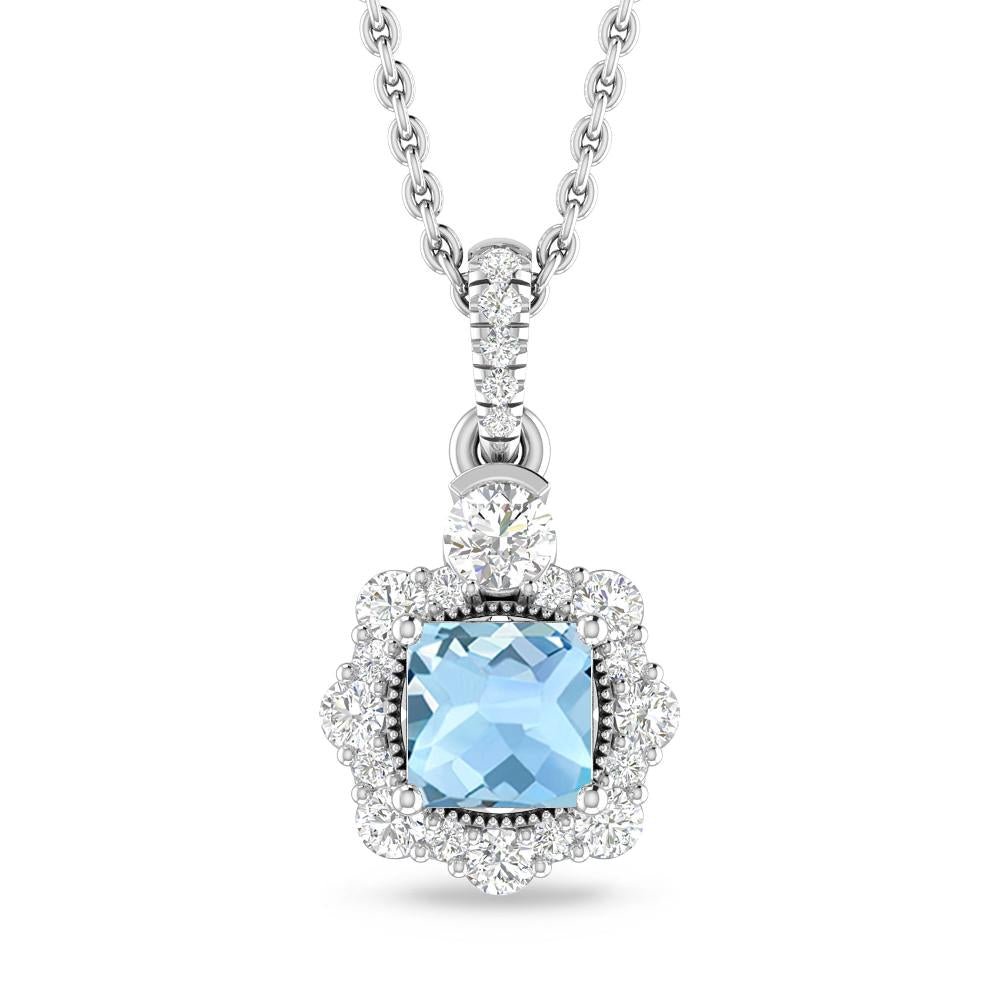 White Gold - Aquamarine