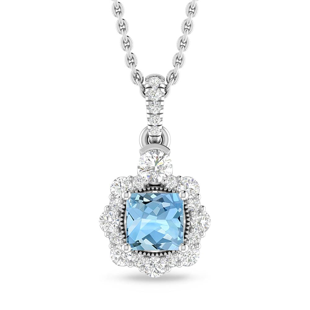 White Gold - Aquamarine