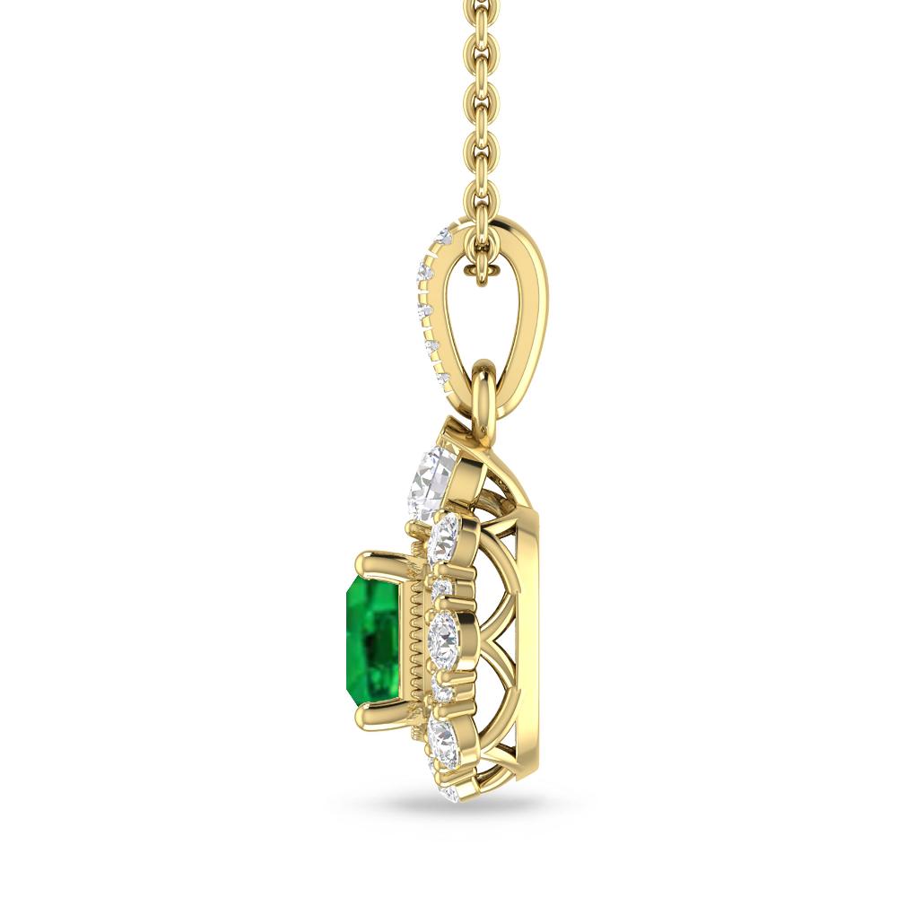 Yellow Gold - Emerald