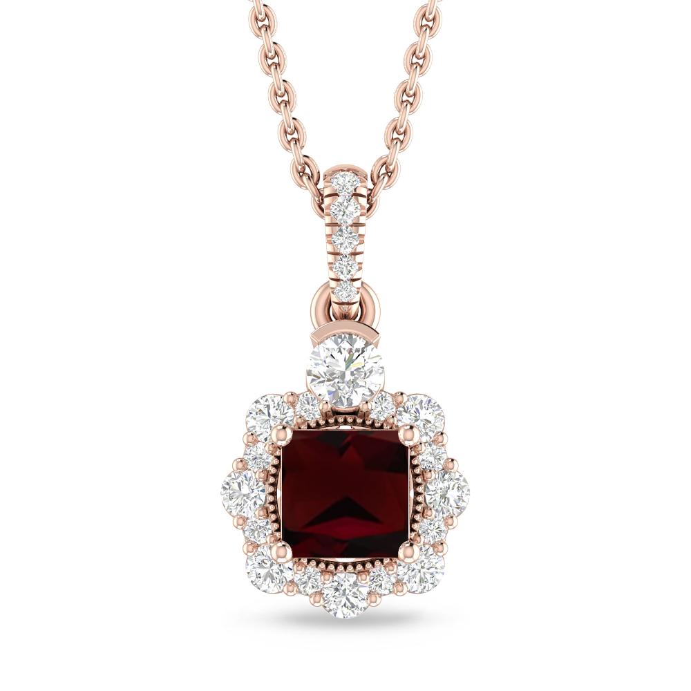 Rose Gold - Garnet