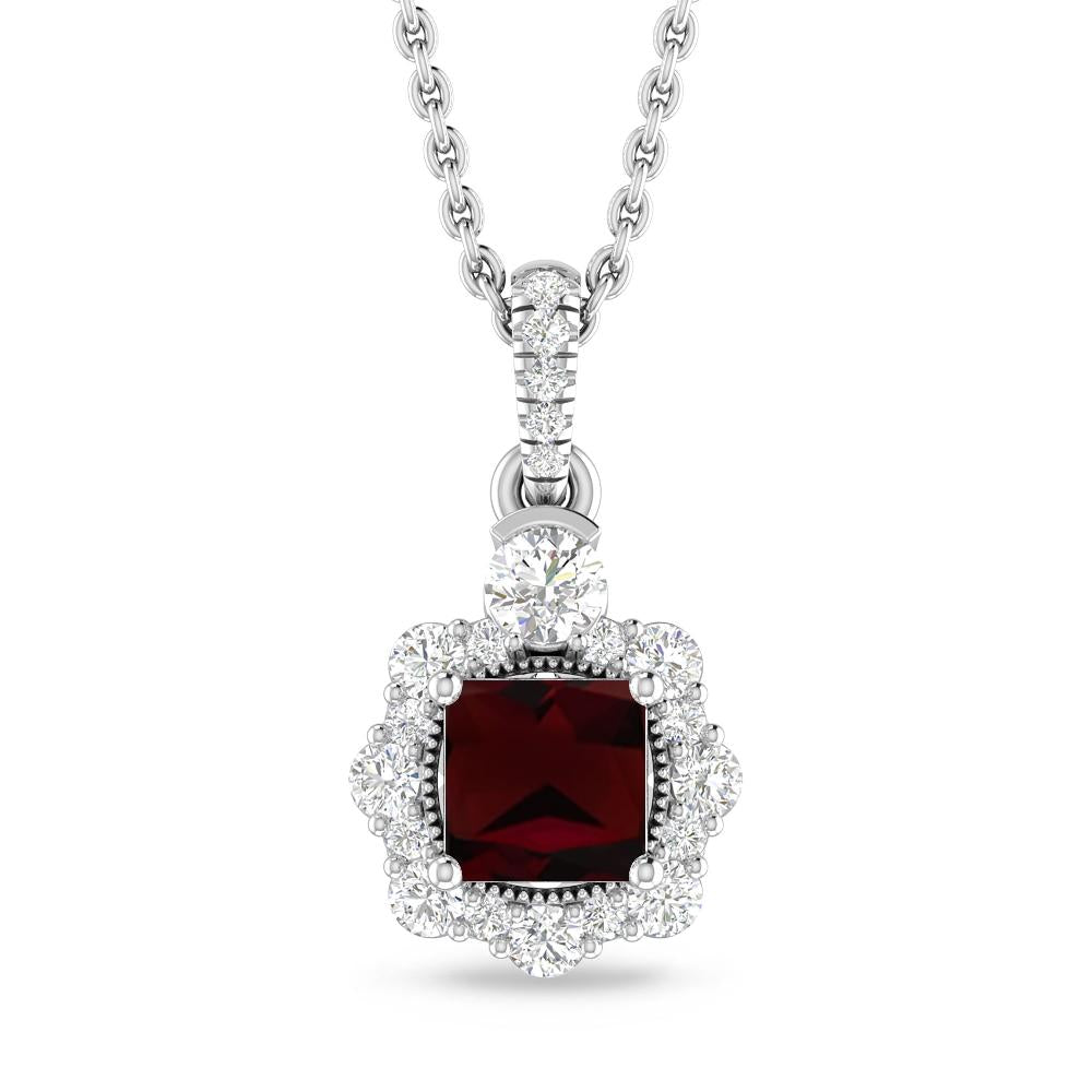 White Gold - Garnet