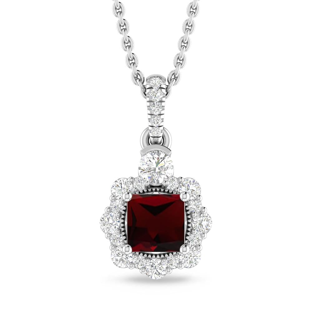 White Gold - Garnet