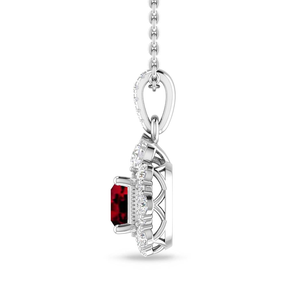 White Gold - Garnet