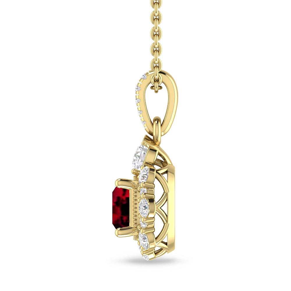 Yellow Gold - Garnet