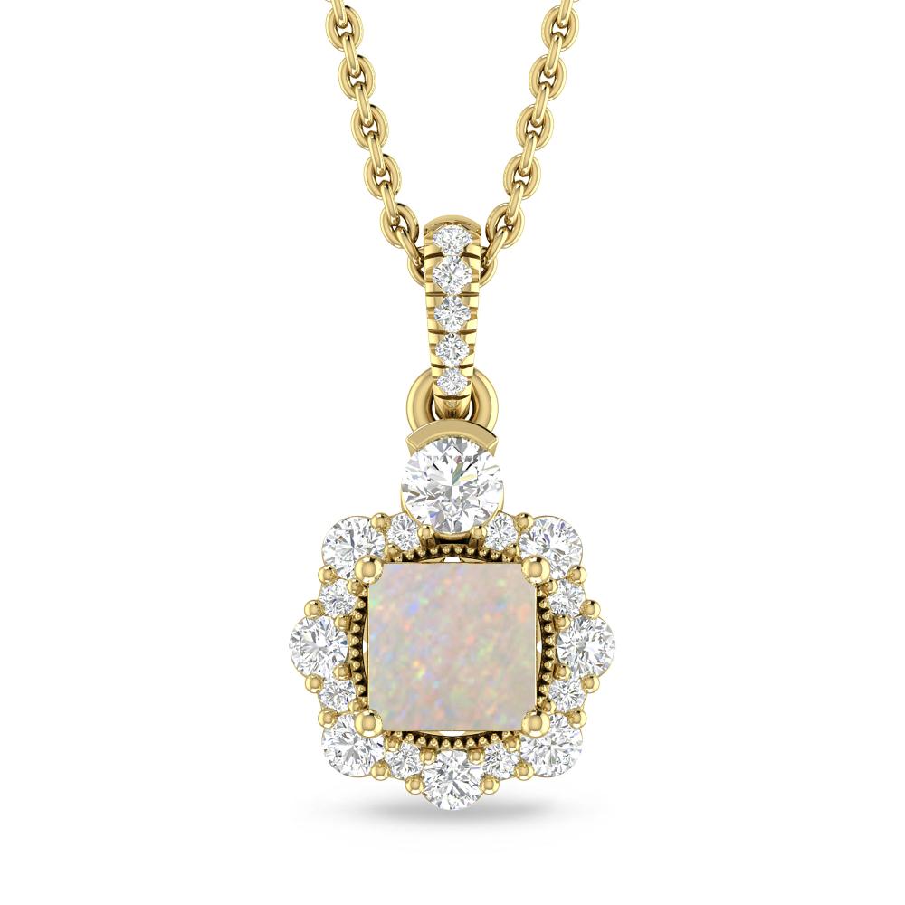 Yellow Gold - Opal