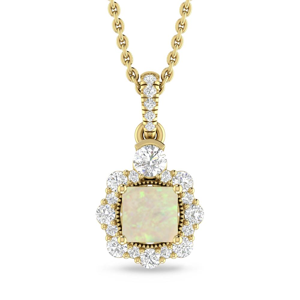 Yellow Gold - Opal