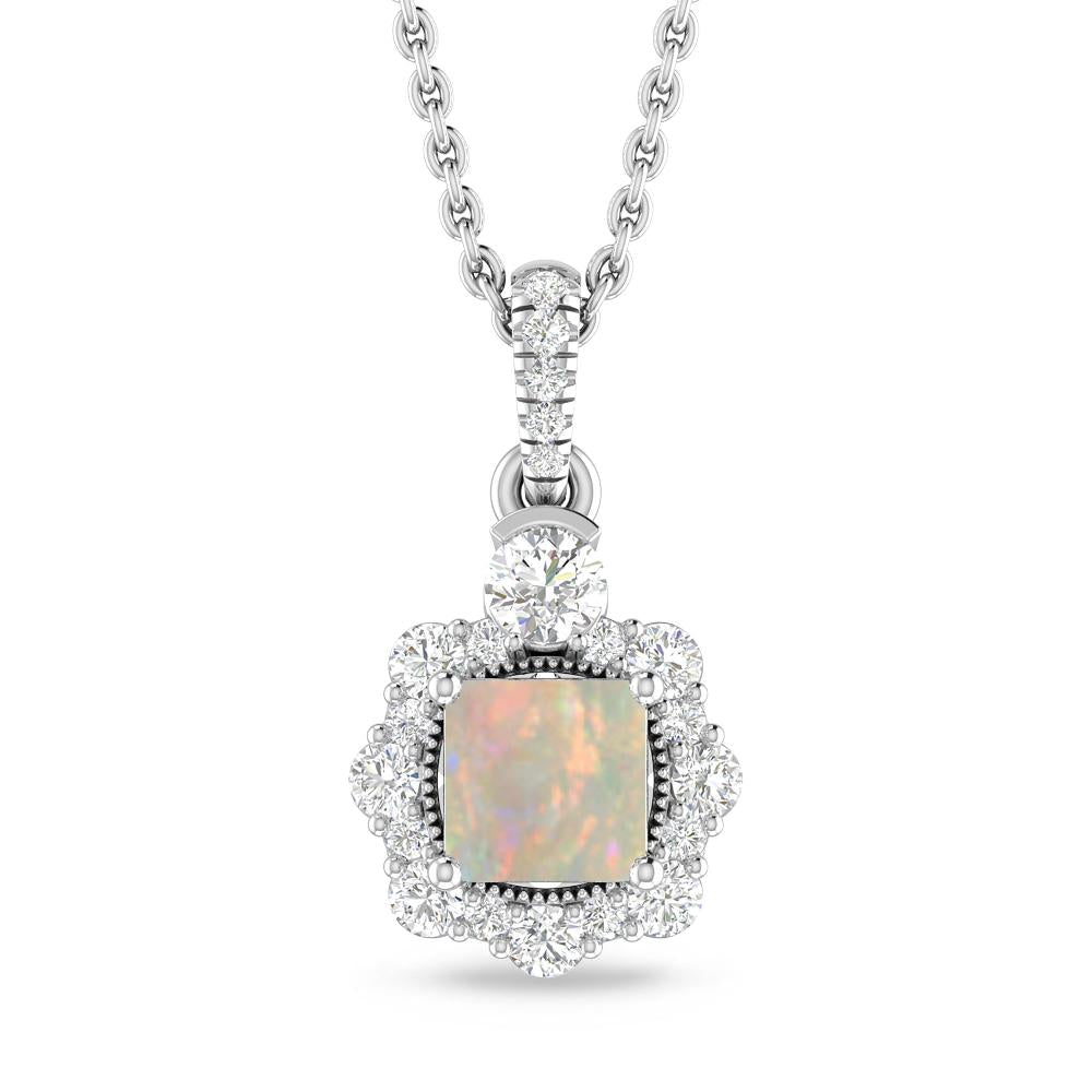 White Gold - Opal