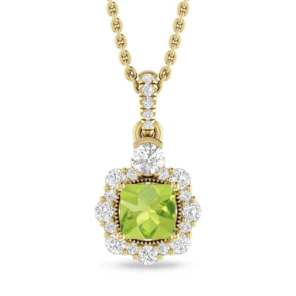 Yellow Gold - Peridot