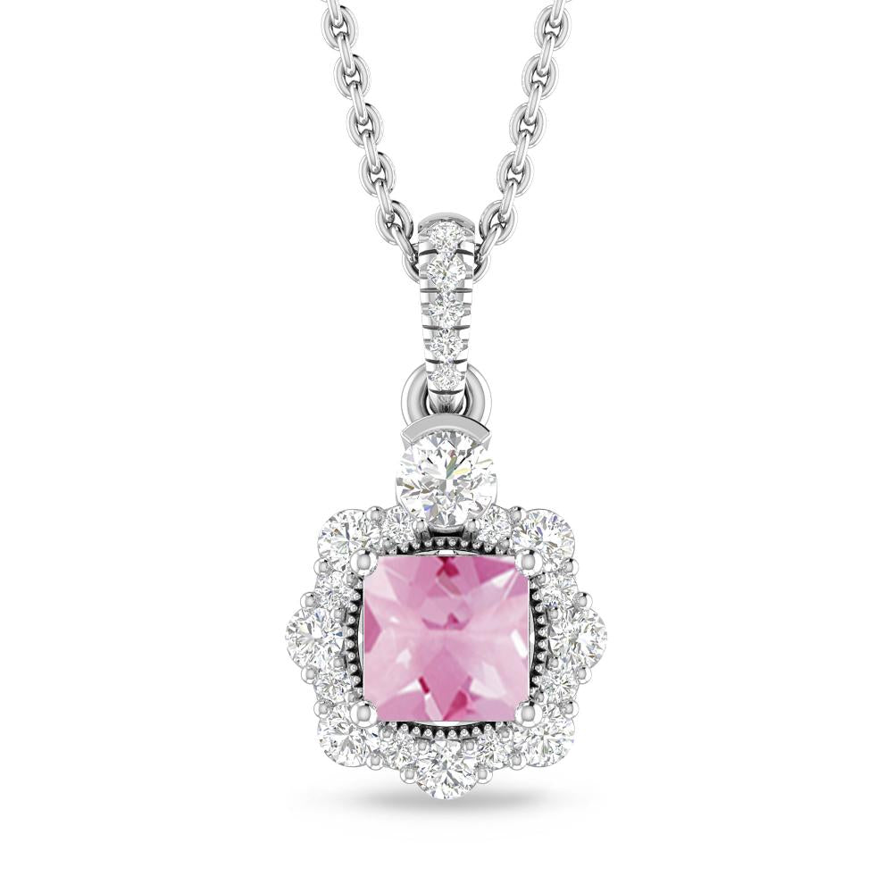 White Gold - Pink Tourmaline