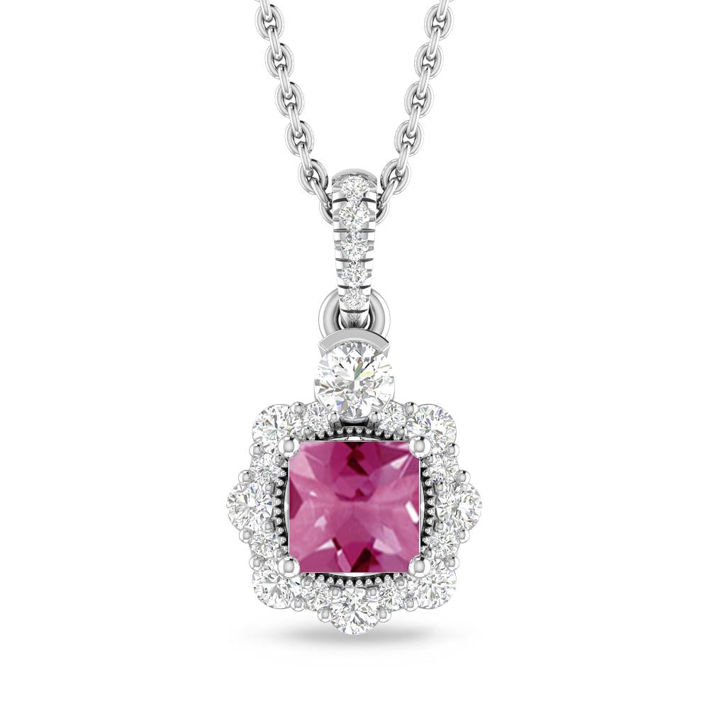 White Gold - Pink Tourmaline