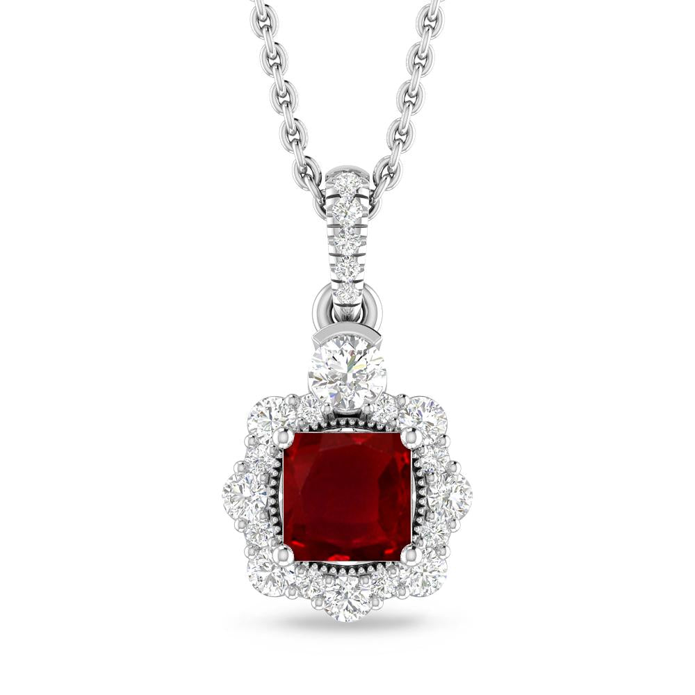 White Gold - Ruby