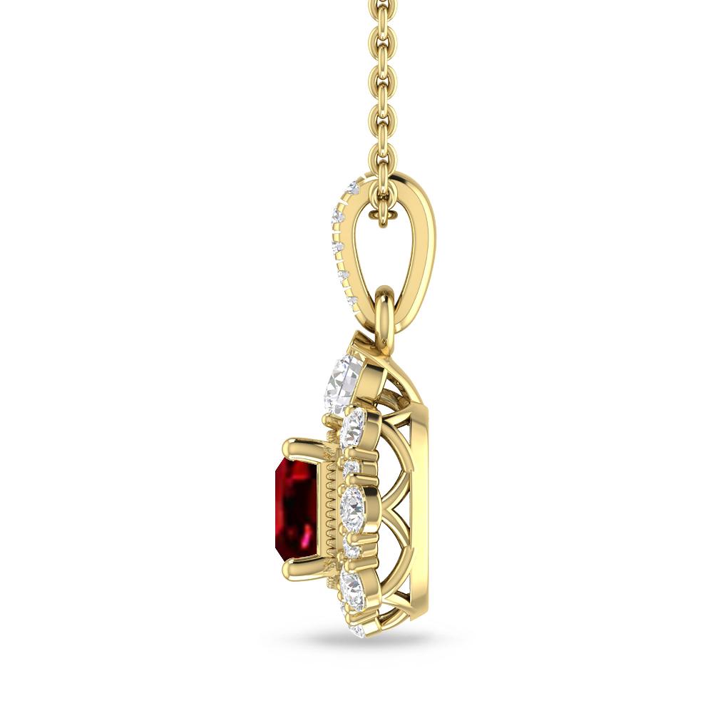 Yellow Gold - Ruby