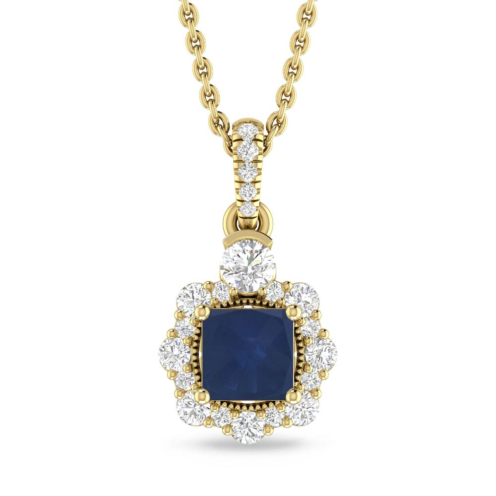 Yellow Gold - Sapphire