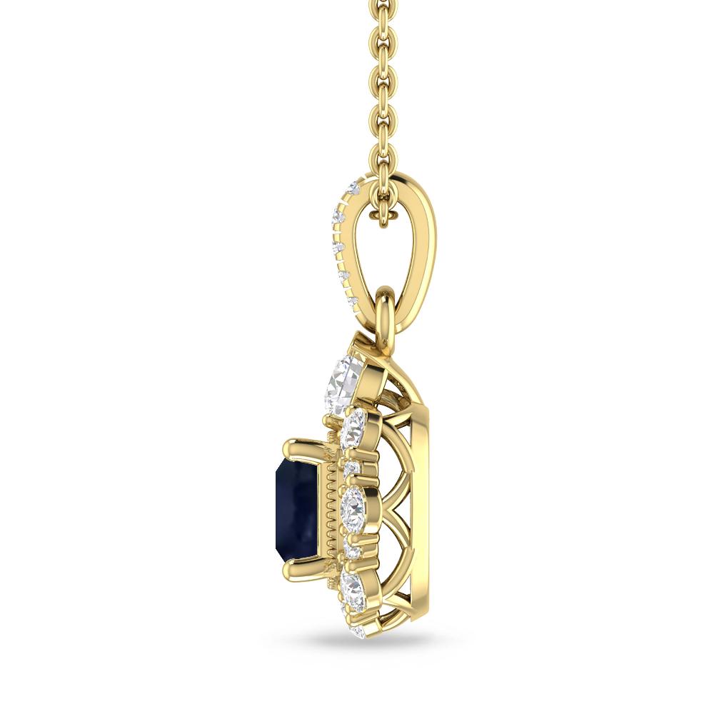 Yellow Gold - Sapphire